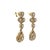 14k Gold 2.50 Carat Diamond Dangle Earrings, A Pair For Sale In New York - Image 6 of 10