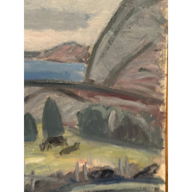Sven Engblom, Landscape, 1960s, Oil on Canvas For Sale - Image 4 of 18
