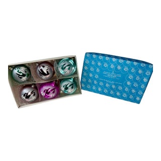 Rare Unused Mint Soviet Ussr Vintage Christmas Ornament Set "Vesenniy" (Springtime) For Sale
