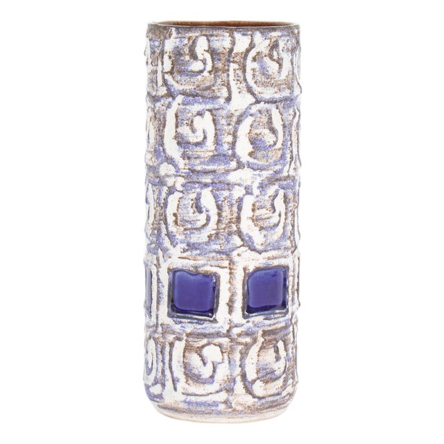 Schlossberg “Capri” West German Mid-Century Ceramic Vase For Sale