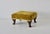 Vintage Queen Anne-Style Velvet Cushion Cabriole Legs Footstool Ottoman For Sale - Image 4 of 15