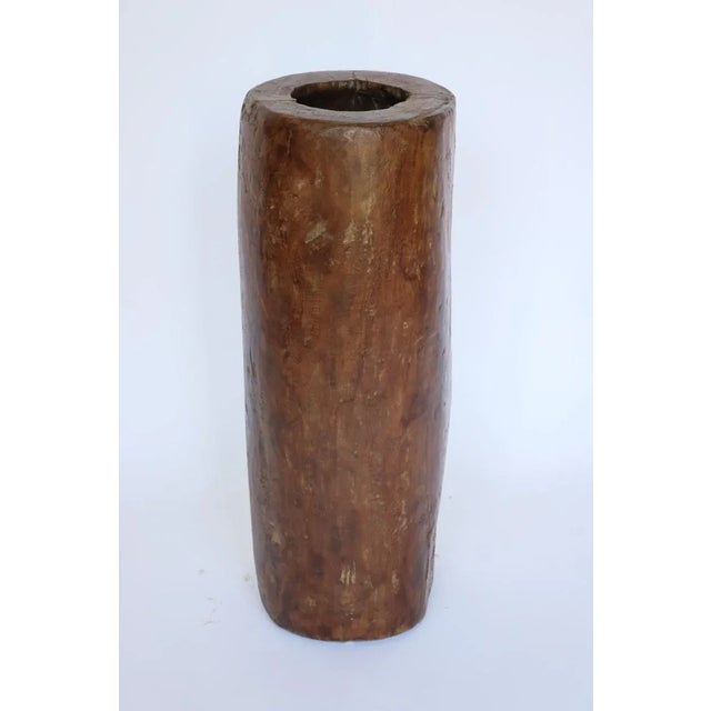 1900 - 1909 1900s Naga Land Wooden Grinder From India For Sale - Image 5 of 7