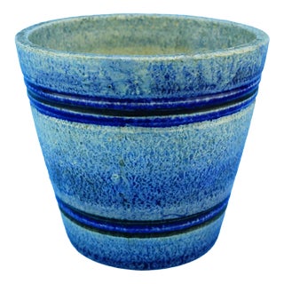 20th Century Futurist Ceramic Cachepot Vase by Nicolaj Diulgheroff for MGA Albisola Savona, Italy., 1920s For Sale