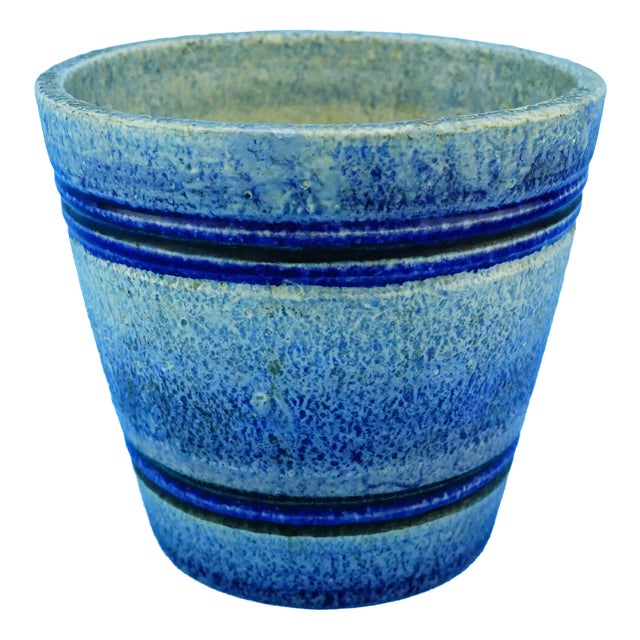 20th Century Futurist Ceramic Cachepot Vase by Nicolaj Diulgheroff for MGA Albisola Savona, Italy., 1920s For Sale
