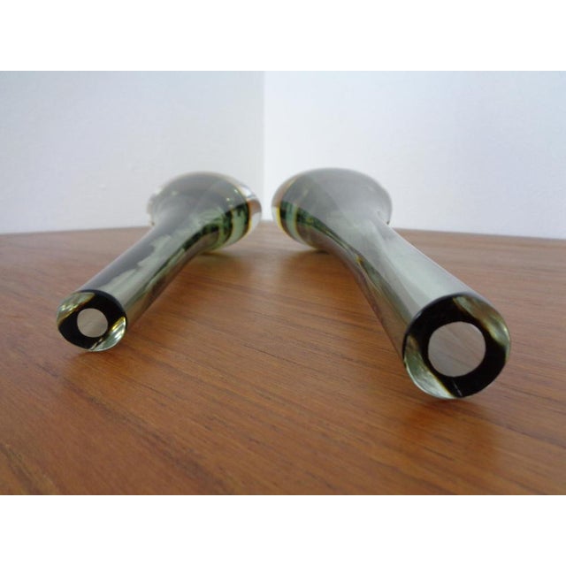 Italian Murano Formia Glass Vases from Fornace Mian, 1970s, Set of 2 For Sale - Image 9 of 15