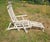 Cream British Art Deco Folding Sunray Garden Lounger, 1930 For Sale - Image 8 of 18