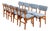 Restored 1960s Danish Mid Century Modern Solid Teak Dining Chairs For Sale