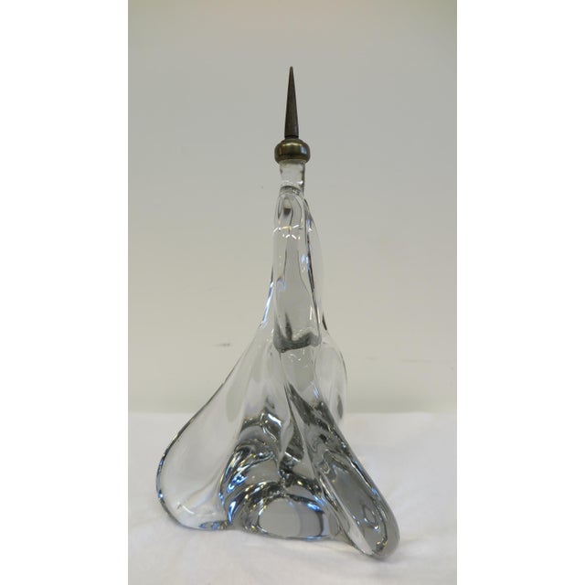 Crystal Glass Sculpture Abstract For Sale - Image 10 of 13