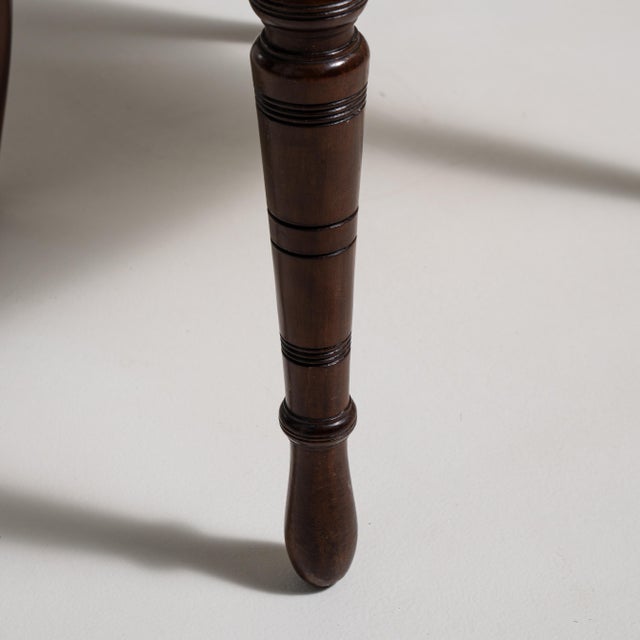 19th Century 19th Century Pair of Empire Chairs with Upholstered Seats For Sale - Image 5 of 13