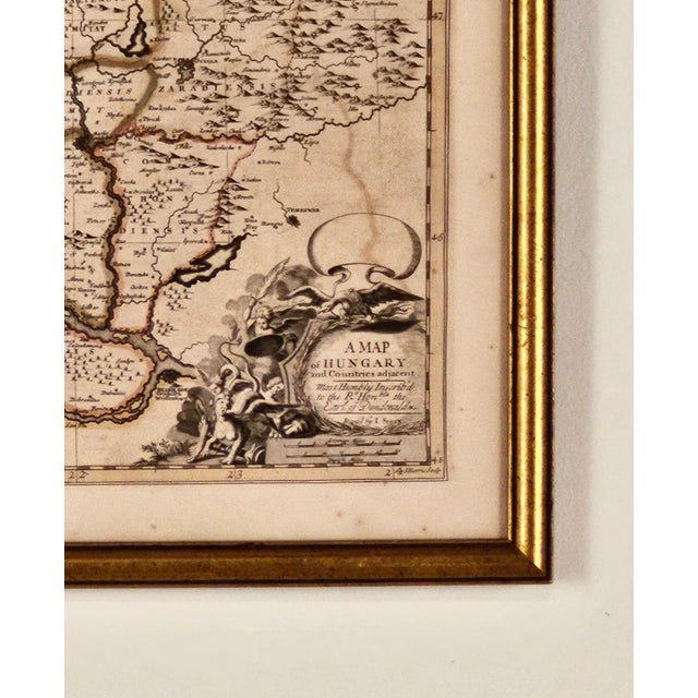 Traditional Map of Hungary, 18th Century For Sale - Image 3 of 6