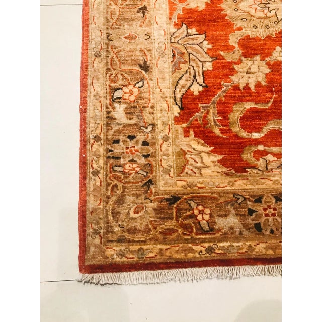 Orange Farahan Rug, 1973 For Sale - Image 8 of 15