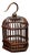 Vintage Huanghuali Wood Miniature Cricket Cage For Sale
