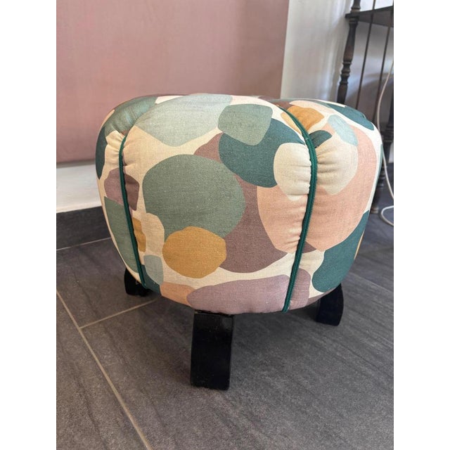 1930s Art Deco Ottoman, 1930s For Sale - Image 5 of 7