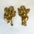 Sculpture Materials 1970s Vintage Boho Chic Hollywood Regency Italian Figural Wall Sculptural Cherubs - A Pair. For Sale - Image 7 of 10