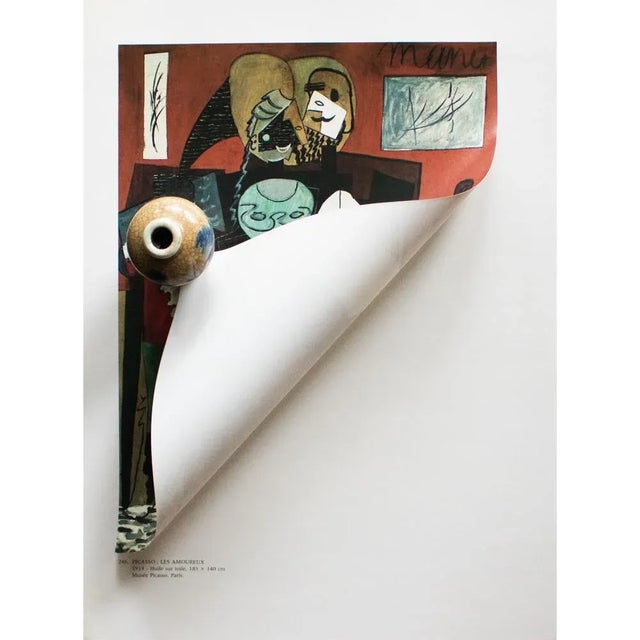 The School of Paris 1985 After Pablo Picasso, "The Lovers" Parisian Full-Color Print For Sale - Image 3 of 8