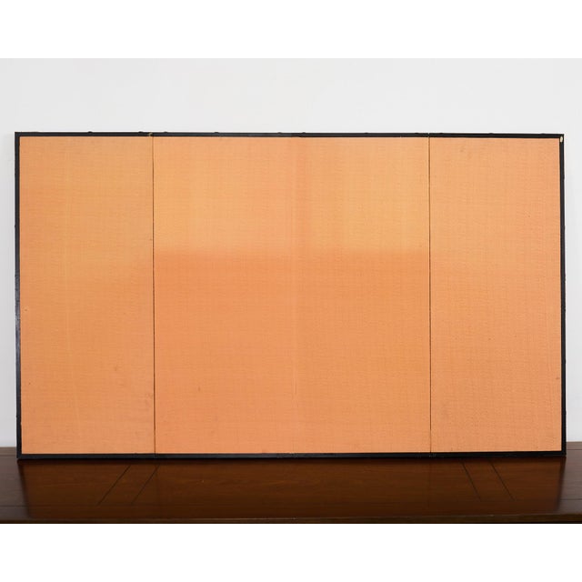 Kano School Four Panel Screen One Hundred Boys For Sale - Image 17 of 18