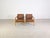 Beautiful set of two vintage armchairs from the 1970s. These so-called "easy chairs" are characterized by their typical...