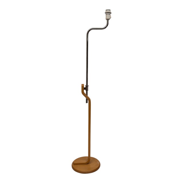 1980s Bentwood Beech Grevie Floor Lamp by Lars Bessfelt for Atelje Lyktan Sweden For Sale