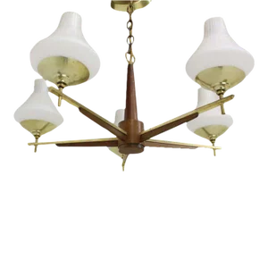 Danish Mid-Century Modern Chandelier