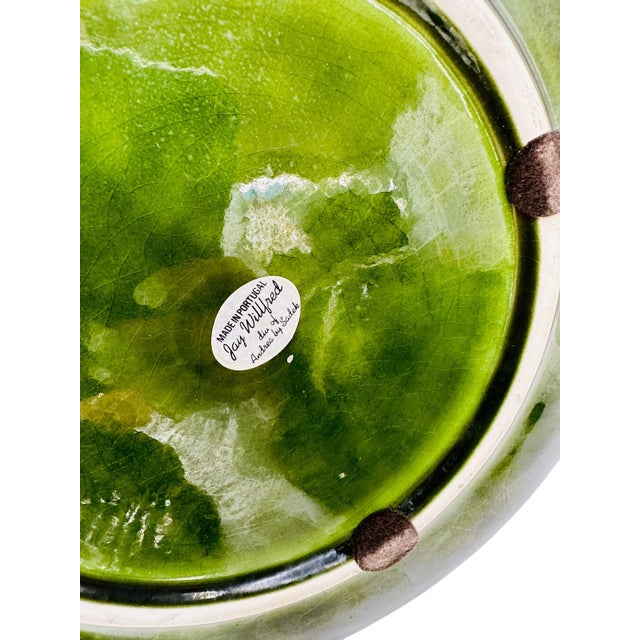 Vintage Jay Willfred Cabbage Lidded Soup Tureen With Under Plate Made in Portugal For Sale - Image 10 of 10