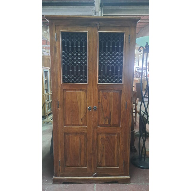 Vintage Teak Cabinets, 1970s, Set of 2 For Sale - Image 6 of 6