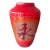 Michael Sosin Signed Kanji Art Glass Vase Vessel For Sale