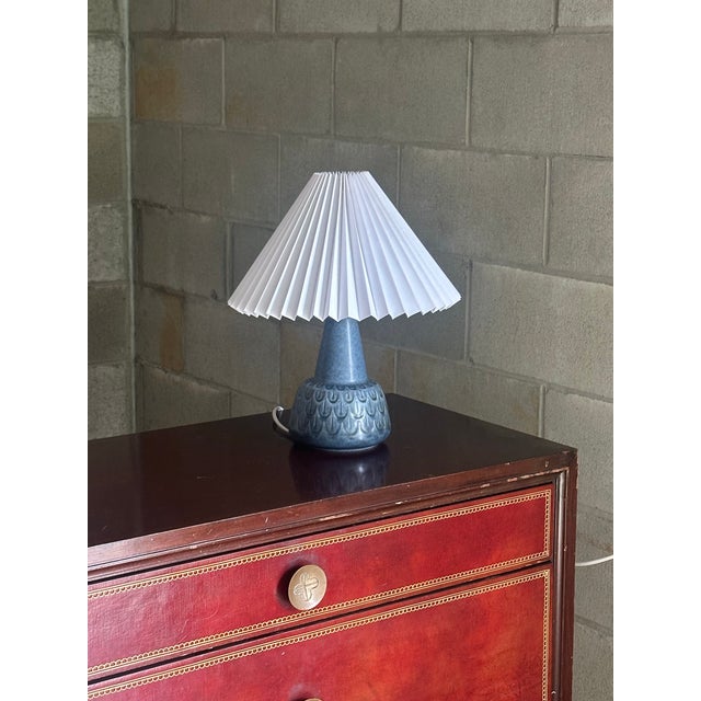Mid-Century Modern 1970s Mid-Century Modern Søholm Stentøj Denmark Ceramic Table Lamp For Sale - Image 3 of 9