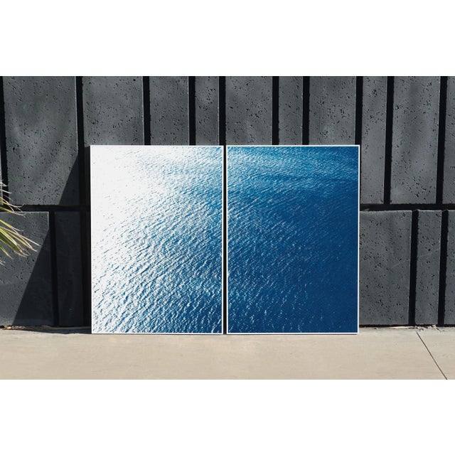 This is an exclusive handprinted limited edition cyanotype. Details: + Title: Smooth Bay in the Mediterranean + Year: 2019...