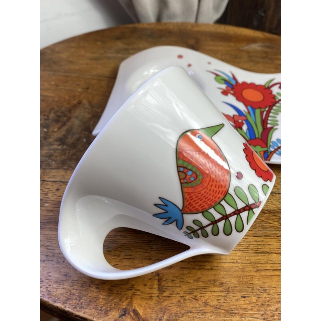 NewWave Acapulco Cup and Saucer from Villeroy & Boch, 2000s, Set of 2 For Sale - Image 6 of 12