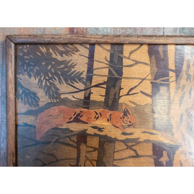 Early 20th Century 20th Century Central European Watercolor on Wood Panel Painting of Squirrels For Sale - Image 5 of 13