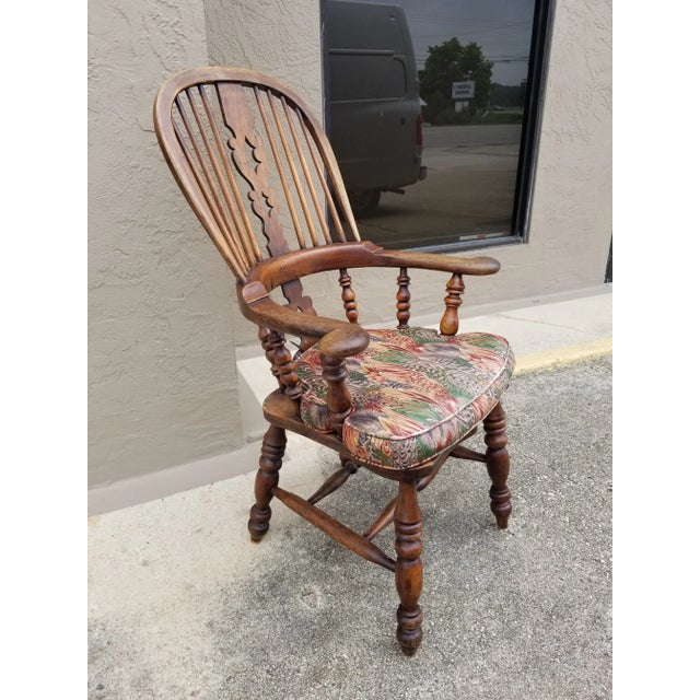 Splat Back Windsor Arm Chair For Sale - Image 4 of 6