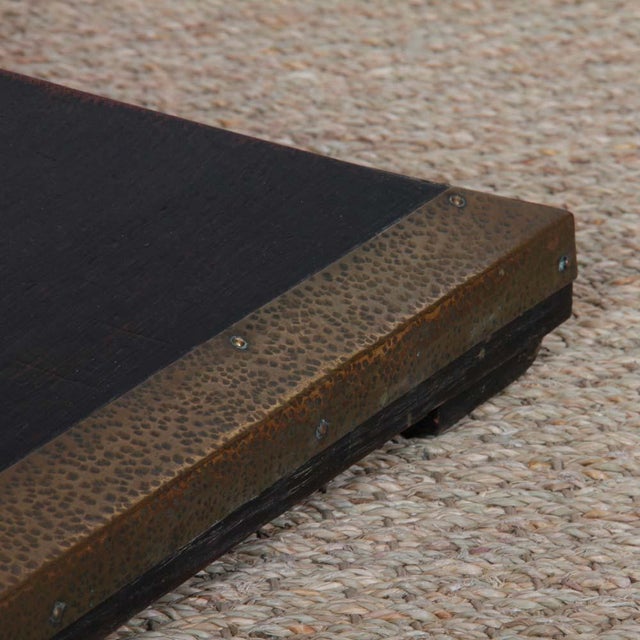 1900 - 1909 Round Wooden High Table, 1900 For Sale - Image 5 of 6