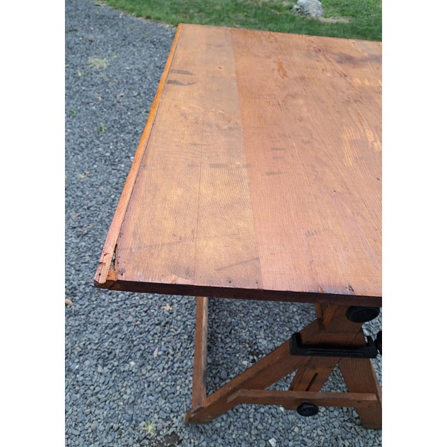 Antique Keuffel & Esser Popular Drawing Table For Sale In New York - Image 6 of 13