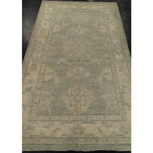 Oushak Rug 3'1" x 5'3" #21358 Explore a curated collection of hallway runners, wool rugs, and handmade masterpieces at ,...