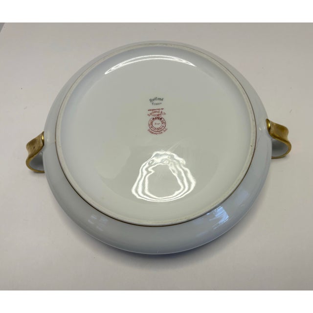 Antique Haviland Limoges French Porcelain Serving Set for Chas. Mayer & Co., Gilt Whiteware, C. 1900 For Sale - Image 10 of 10