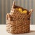 With a unique weave and square profile, this set of 2 baskets with handles are firm and substantial. Made of durable...