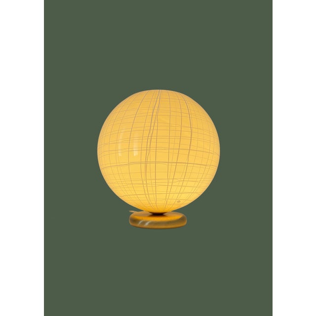 Peonia T 25 Table Lamp in Cream Murano Glass from La Murrina, 1990s For Sale - Image 9 of 17
