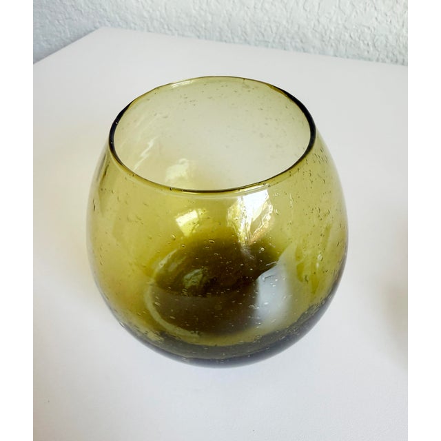 1950s Italian Toleware Hurricane Candle Holders With Citrus Accents For Sale - Image 10 of 12