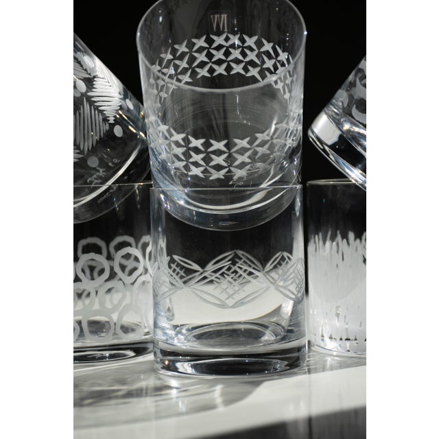 Whiskey Glasses by Maryana Iskra for Ribes Studio Verres, 2004, Set of 6 For Sale - Image 13 of 18