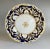 19th Century Set of 4 Antique English Staffordshire Cobalt & Gold Porcelain Dinner Plates, 19th Century For Sale - Image 5 of 12