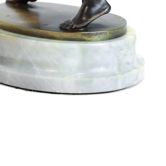 Antique C. Rochlitz "Tänzerin" (Dancer) Bronze Sculpture, Circa 1920 For Sale - Image 14 of 14