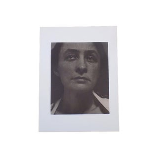 Large Vintage Photogravure-"Georgia O'Keeffe" by Alfred Stieglitz (u.s.a. 1864-1946) For Sale