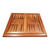 Vintage Wood Specimen Game Board For Sale