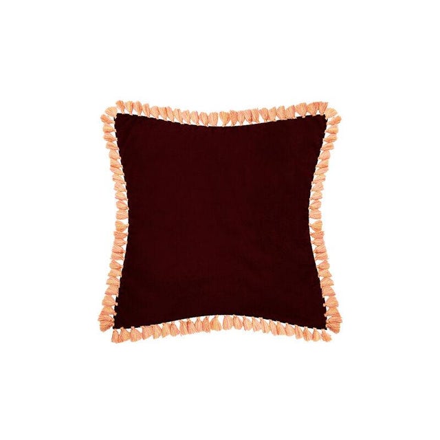 Celebrate your inner goddess with our luxurious Italian-made velvet cushion covers, featuring detailed multicolored thread...