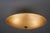 Brown Mid-Century Modern Round Brass and Glass Flush Mount from Stilnovo, Italy, 1960s For Sale - Image 8 of 9