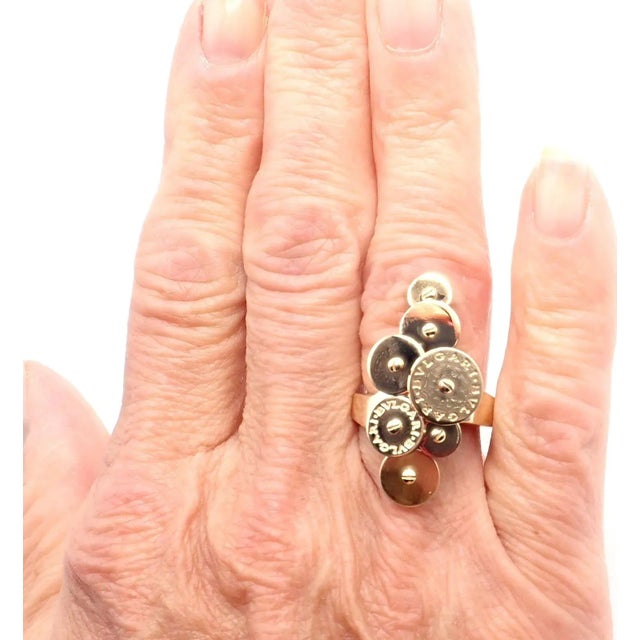 Bvlgari Bulgari Cicladi 18k Yellow Gold Large Ring About BVLGARI: The jewelry created by the Bvlgari - Italian firm, which...