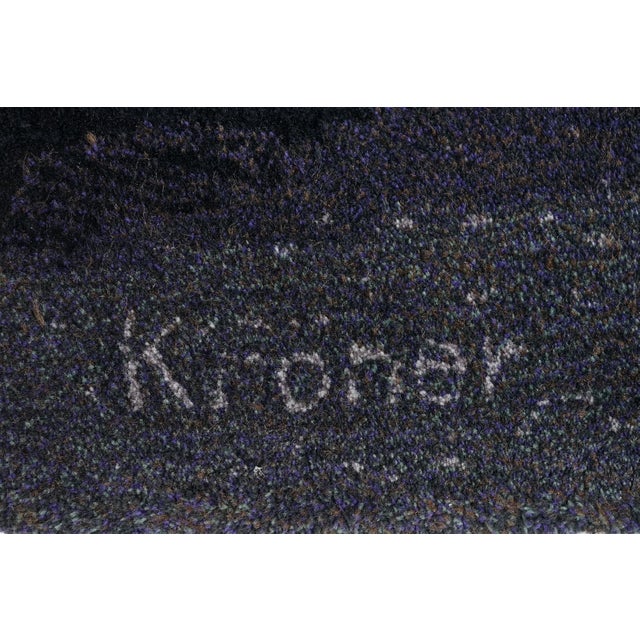 Mid-Century Modern Vintage Tapestry by Lutz De Bré for Ewald Kröner, 1970s For Sale - Image 3 of 10