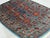 Turquoise Blue and Red Wool Area Rug, Tribal Geometric Medallion Design For Sale - Image 4 of 14