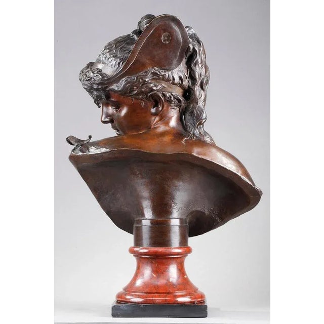Psyche Bust in Patinated Bronze from Boyer and Rolland For Sale - Image 6 of 18