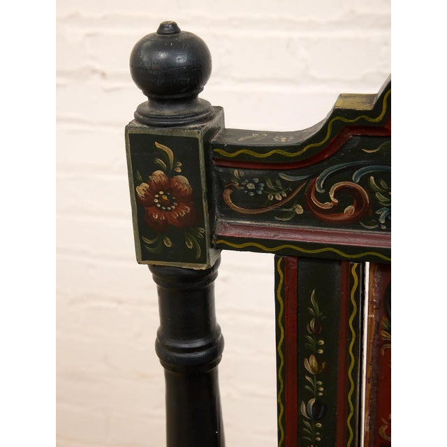 19th Century Antique American Hand-Painted Chair For Sale - Image 9 of 12